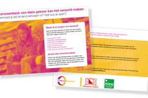 Infokaart Eenzaamheid 2 Kanten Door Cees